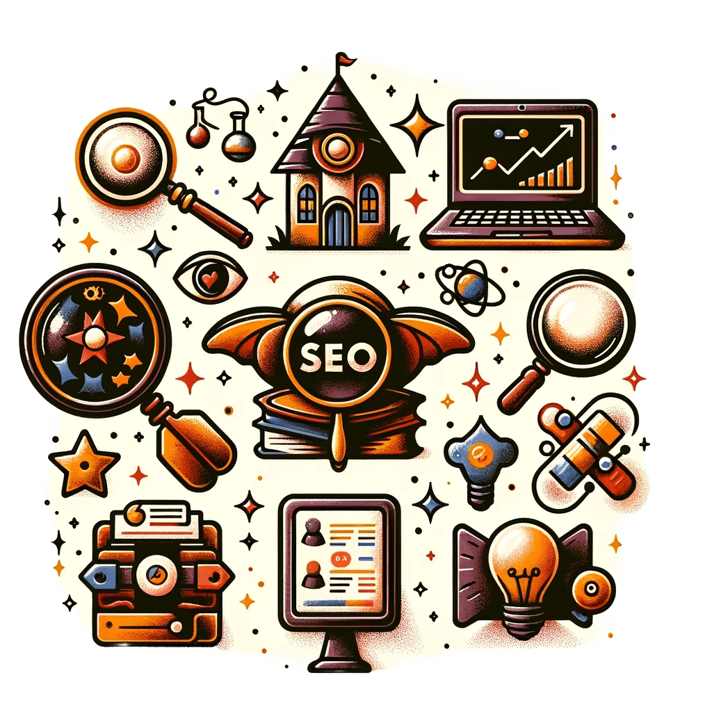 an image of icons representing the seo services we do